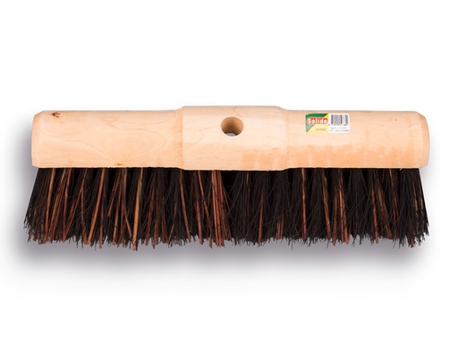 [1550385] Wegenbouwbezem SOLIDE Cachet, bassine oliegedrenkt 45 cm, ronde kap, zonder steel. FSC 100%