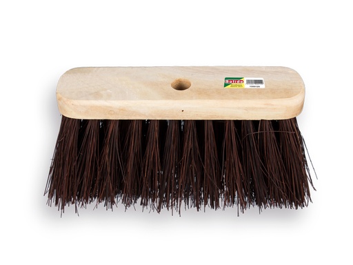 [1550460] Straatbezem SOLIDE bahia 29 cm, vlakke kap, zonder steel. FSC 100%