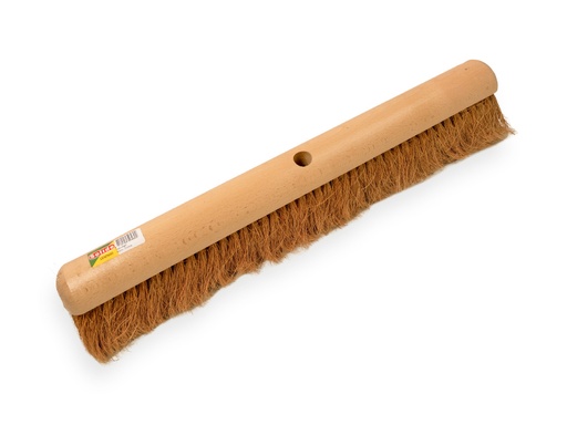 [1550560] Zaalveger SOLIDE kokos 60 cm, ronde kap, zonder steel. FSC 100%