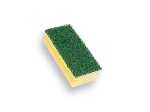 [1550930] Schuurspons SOLIDE geel met greep, 140 x 70 x 42 mm (per 10 stuks)