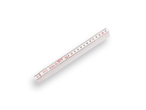 [1602020] Duimstok HULTAFORS 200 cm glasfiber wit, 10-delig