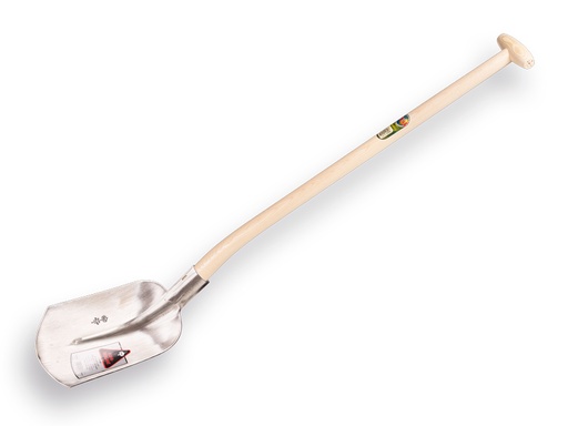 [700287] Schepbats RURH BRILLANT 1/2 0, gehard en gepolijst, met ATLAS Blijhamsteel 95 cm sterk gebogen