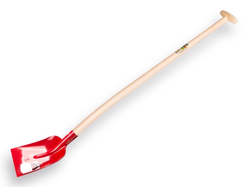 [700650] Betonschop RUHR BRILLANT 3/4 0 rood, gehard met ATLAS schopsteel 110 cm