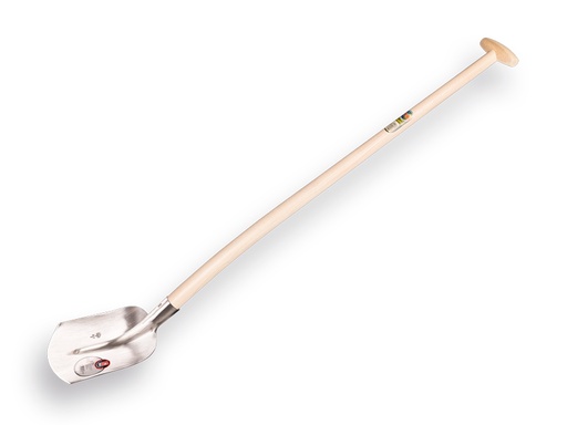 [705245] Schepbats ABC 1/2 0, gehard en gepolijst, met ATLAS schopsteel 110 cm gebogen