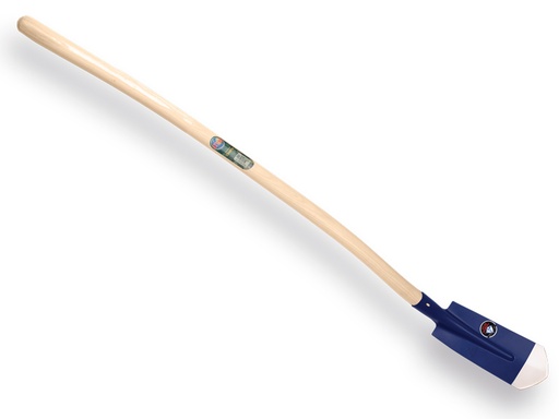 [755779] Kabelschop ATLAS DIAMANT 11,5 cm 3/4 blauw, onderkant spits, met ATLAS batsesteel 130 cm