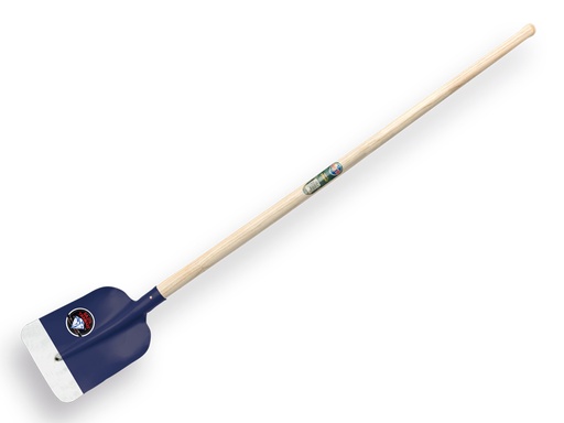 [770595] Betonschop ATLAS DIAMANT 1/2 0 blauw afgerond, met ATLAS batsesteel 130 cm gebogen