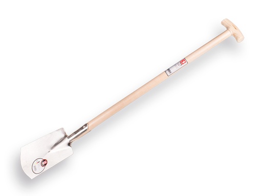 [810065] Spade IDEAL Löwe nr.2 gepolijst, met ATLAS T-steel 95 cm, bladmaat 18 x 28 cm