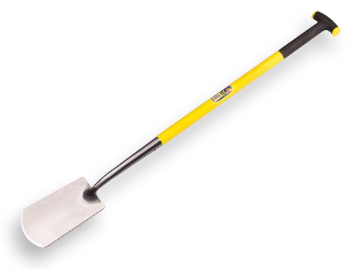 [811002] Spade ATLAS gepolijst, met ATLAS FIBERGLAS T-steel 88 cm, totale lengte 125 cm