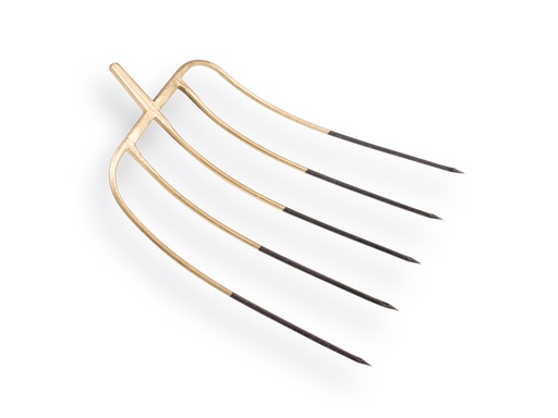 [811157] Bladvork OFFNER 5 tands met stift, zonder steel