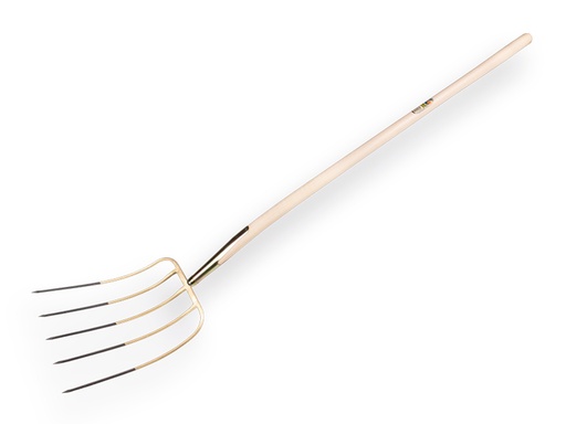 [811158] Bladvork OFFNER 5 tands met stift en ATLAS vorksteel 130 cm