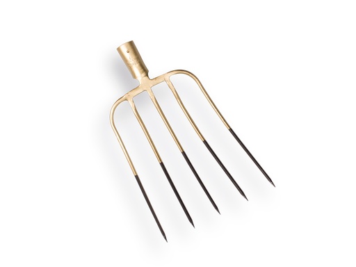 [815100] Mestvork OFFNER 5 tands brons met dul, zonder steel