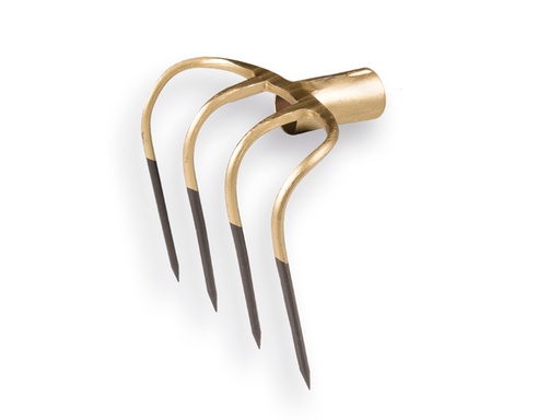 [844450] Mesthaak OFFNER 4 tands, korte tanden 13 cm, met dul