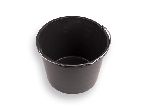 [928027] Bouwemmer GRIPLINE 20 liter, zwart met hengsel