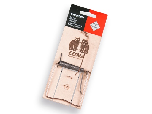 [930360] Rattenval LUNA hout (per stuk op blisterkaart)