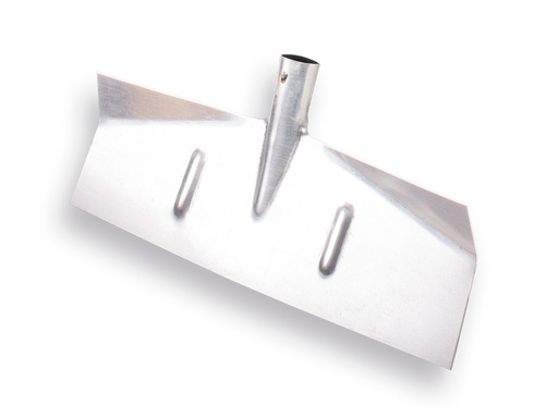 [960402] Sneeuwschuiver - slijkschuiver ATLAS plaatstaal, recht model 50 x 18 cm, zonder steel