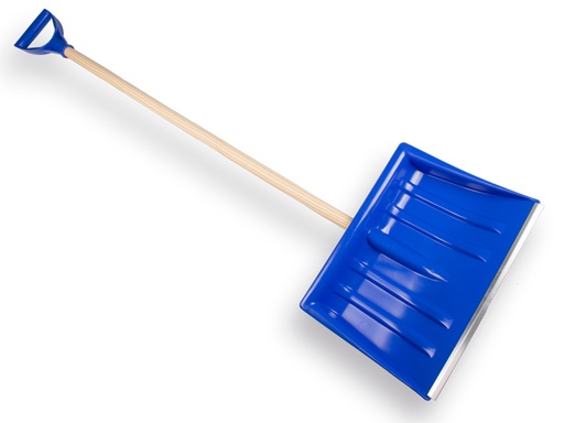 [960450] Sneeuwschuiver ALPIN 1A kunststof 40 cm, met beuken steel en kunststof D-greep