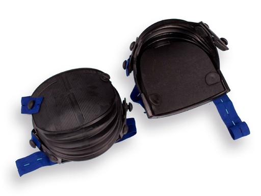 [960605] Kniebeschermers GRIPLINE 13-NR harmonica KORT (per paar)