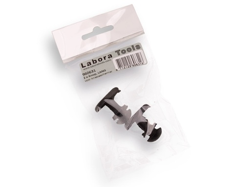 [960631] Knop lang LABORA, voor harmonica kniebeschermers (per 2 stuks)