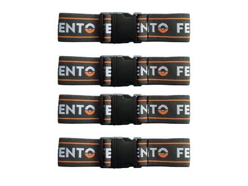 [960688] Elastieken met clip voor kniebeschermers FENTO MAX en FENTO 400 (4 stuks)