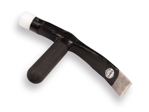 [960791] Straathamer DE WIT met fiberglassteel en nylon dop, bekbreedte 50 mm