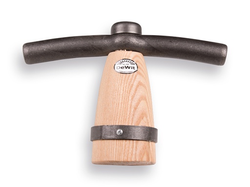 [960800] Tegelklopper DE WIT met houten klos, 3300 gram