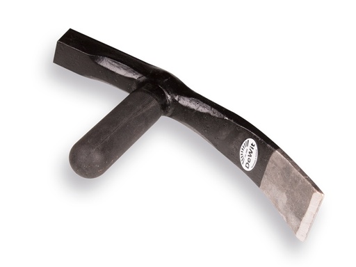[960827] Straathamer DE WIT met fiberglassteel, bekbreedte 70 mm