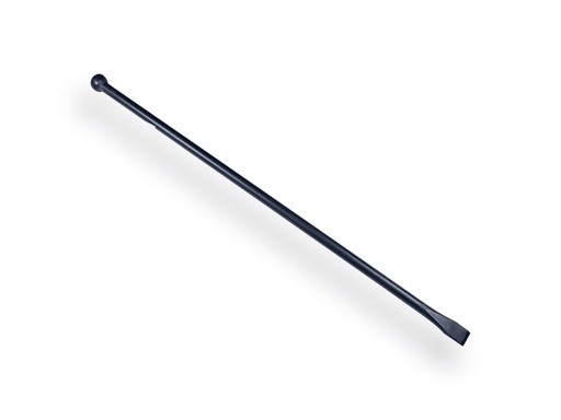 [960841] Stootijzer DE WIT 120 cm geheel rond, met platte beitel en knop