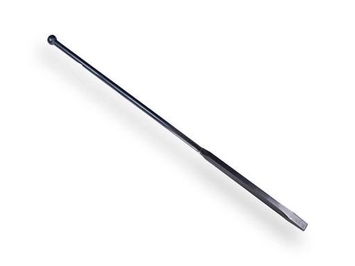 [960870] Stootijzer DE WIT 120 cm, onderzijde 40 cm vierkant, met platte beitel en knop