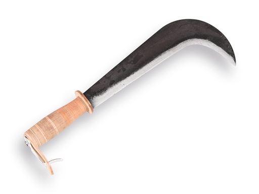 [962520] Zwitsers kapmes - Gertel - Machete ADLER, 28 cm met lederen handvat