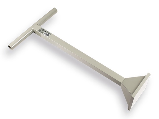[970655] Bandenstamper - Grondstamper LABORA staal, 18 x 18 cm, gewicht 9 kg