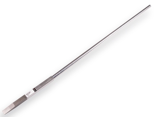 [980130] Stootijzer HULTAFORS B1500 aluminium 150 cm, onderstuk 40 cm vierkant