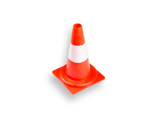 [998890] Pilon - Verkeerskegel KONVOX 32 cm PE, oranje met witte banden