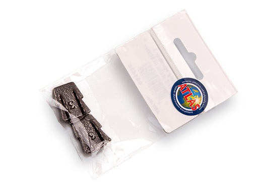 [651425] Metalen wig plat 18 mm nr. 3 (per 2 stuks)