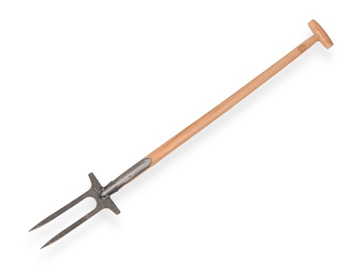 [865842] Rozenvork DE WIT gesmeed, 2 tands, met ESSEN T-steel 90 cm