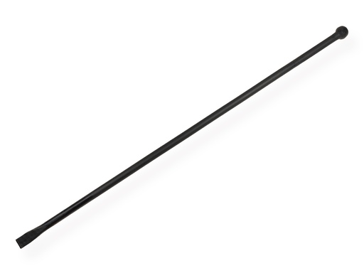 [BK004] Stootijzer 150 cm geheel rond, platte beitel en knop, zonder ean-codering