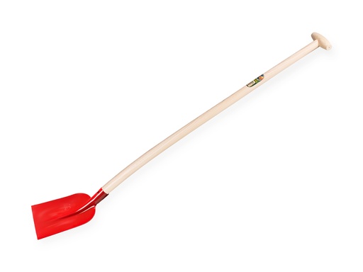 [780976] Betonschop ATLAS 1/2 0 rood, extra gehard, met ATLAS schopsteel 120 cm gebogen