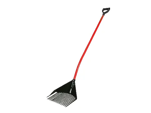 [837025] Golden Gark rood 18 tands 35 cm, gebogen aluminium steel en D-greep
