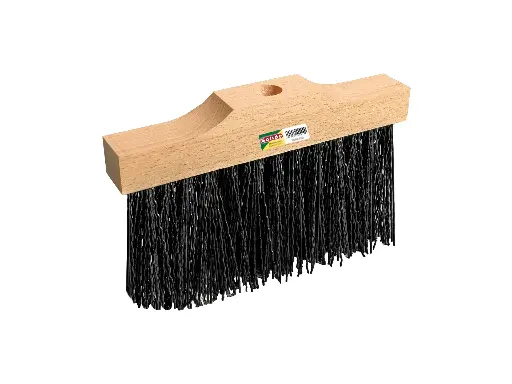 [1492408] Railbezem – Opneembezem SOLIDE PVC gegolfd 25 cm, zonder steel